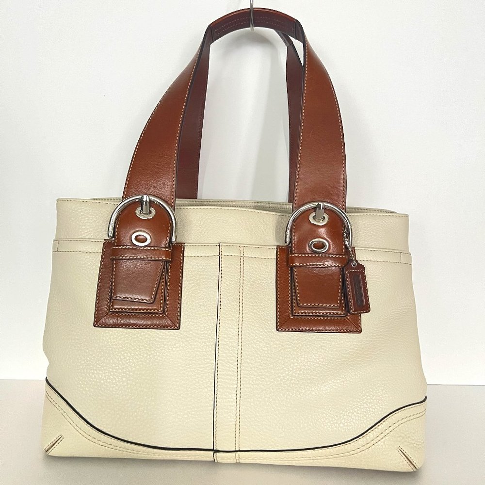 Coach Soho Buckle Satchel/Shoulder pebbled leather Bag - Pre-loved